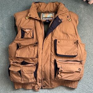 Vintage Stratojac Men's Tan Down Vest